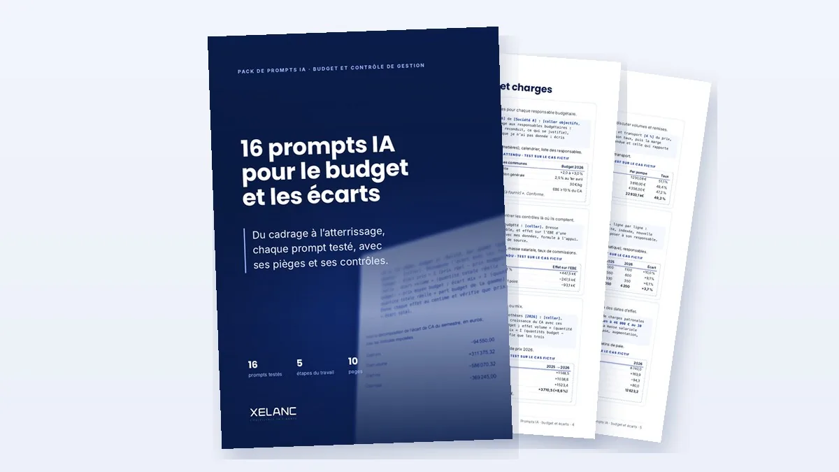 Aperçu : Pack de prompts IA : le budget et l’analyse des écarts